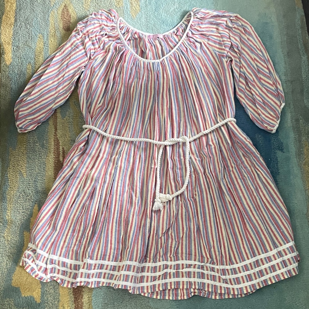 Calypso St. Barth Striped Casual Dress